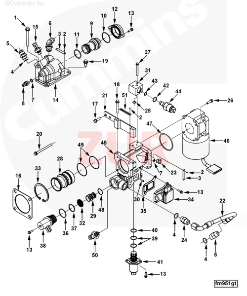 Датчик расхода газа CGE 3929935